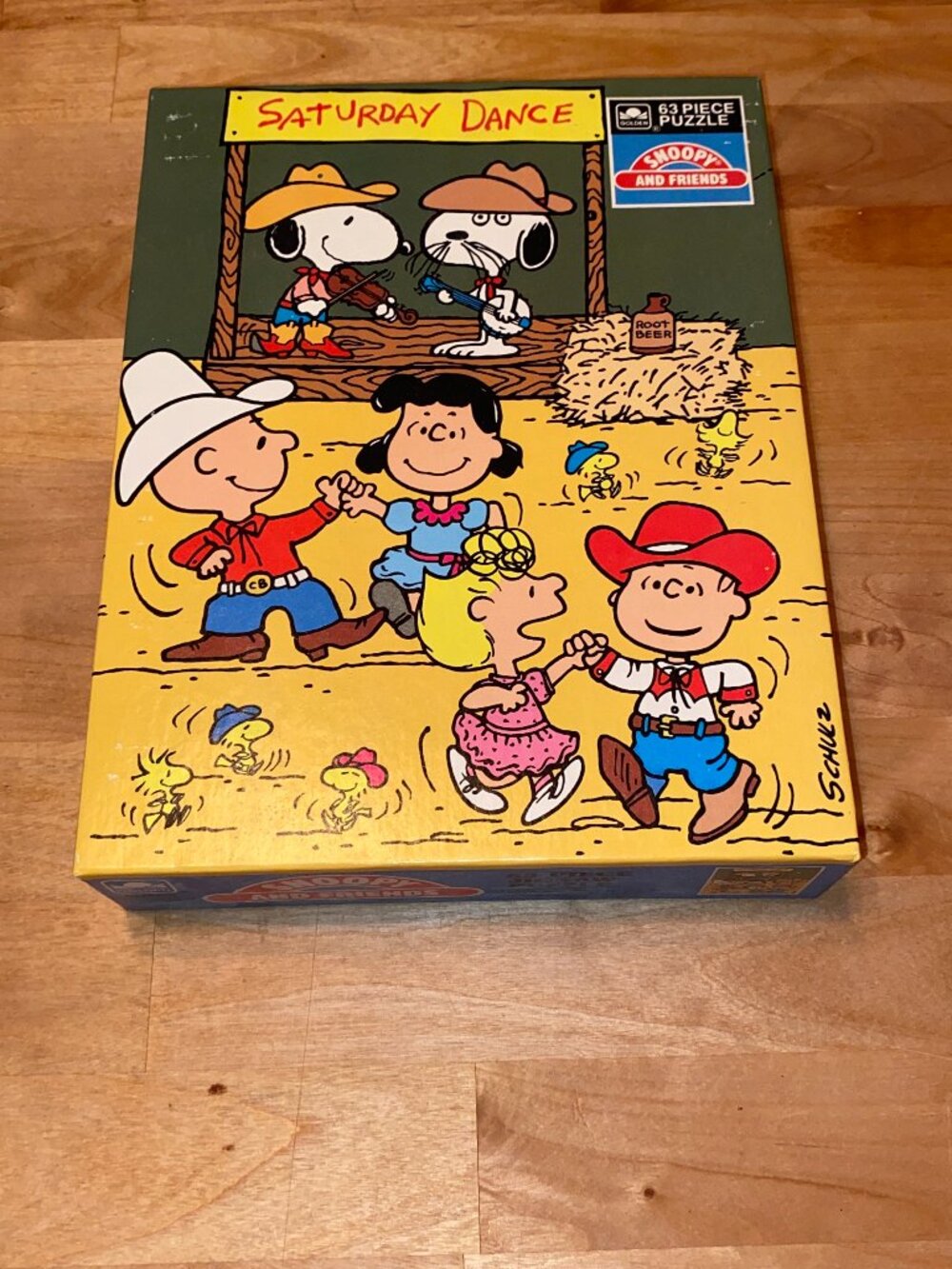 80s Golden Peanuts Snoopy and Friends Jigsaw Puzzle Saturday Night Dance Sealed